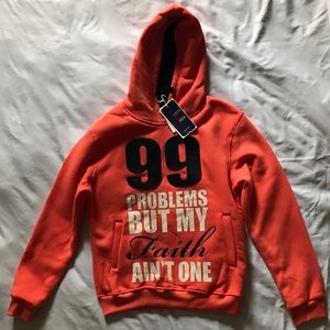 Orange True Rock Original Brand Hoodie